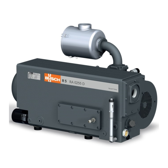 BUSCH R 5 ATEX Notice D'instructions