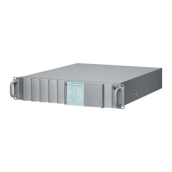 Siemens SIMATIC IPC647D Instructions De Service