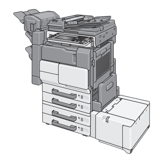 Konica Minolta bizhub 500 Mode D'emploi