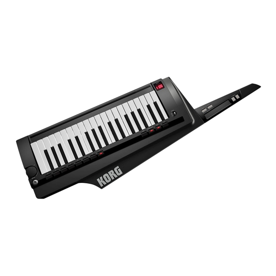 Korg RK-100S Manuel D'utilisation