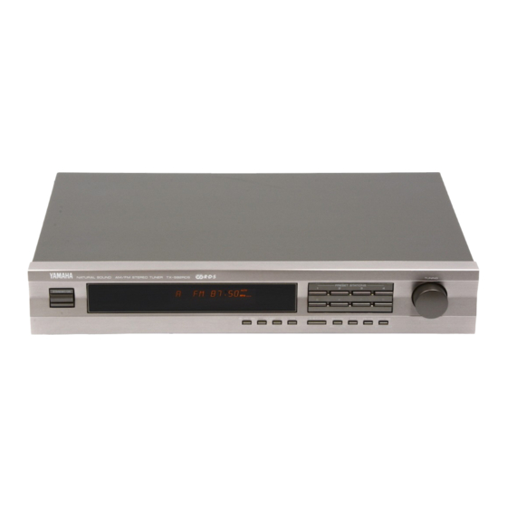 Yamaha TX-592RDS Mode D'emploi