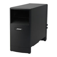 Bose Acoustimass 6 III Serie Notice D'utilisation