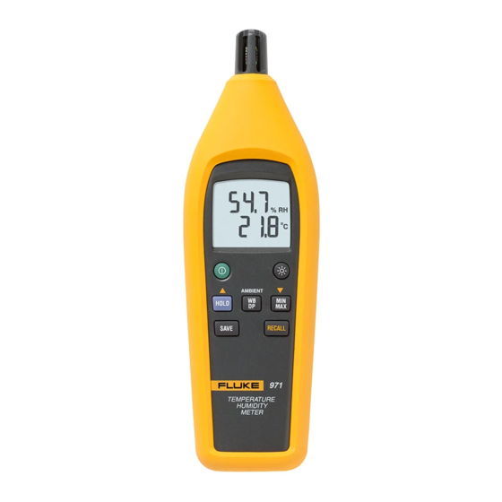 Fluke 971 Mode D'emploi