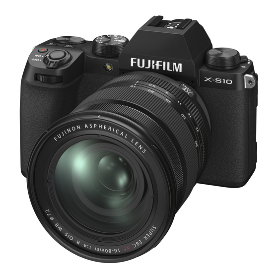 FujiFilm X-S10 Mode D'emploi