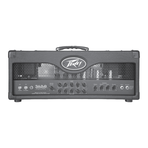 Peavey 3120 Mode D'emploi