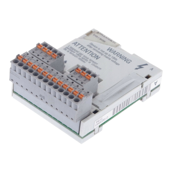 Lenze APPLICATION-I/O PT E82ZAFAC010 Manuels