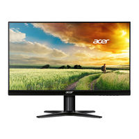 Acer G247HYL Guide De Démarrage Rapide