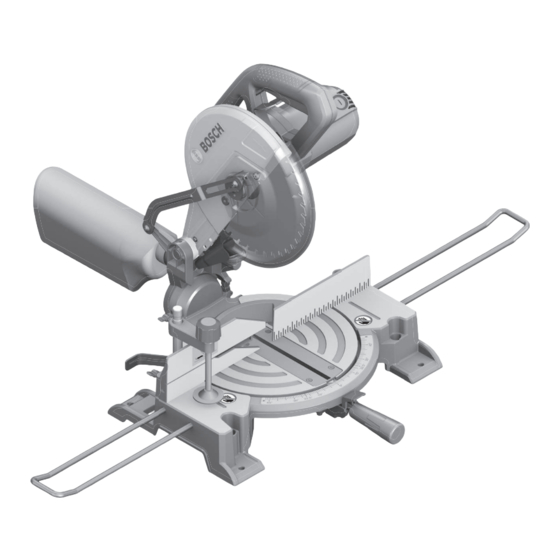 Bosch GCM 10 MX Professional Notice Originale