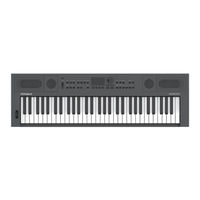 Roland GO:KEYS 5 Démarrage Rapide