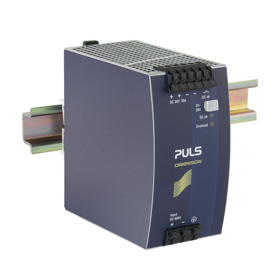 Puls QTD20.241 Manuel D'installation