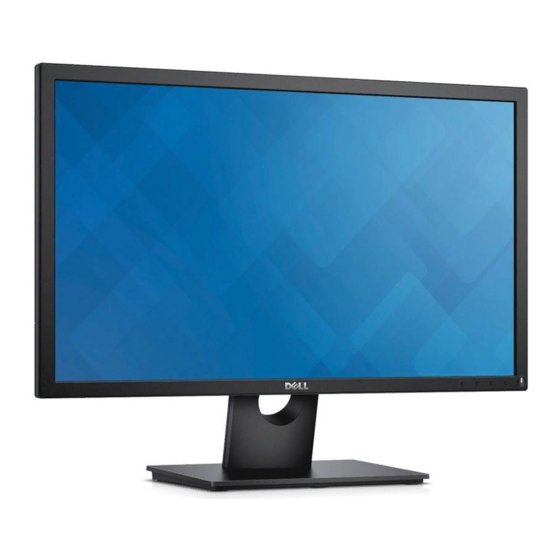 Dell E2417H Guide D'utilisation