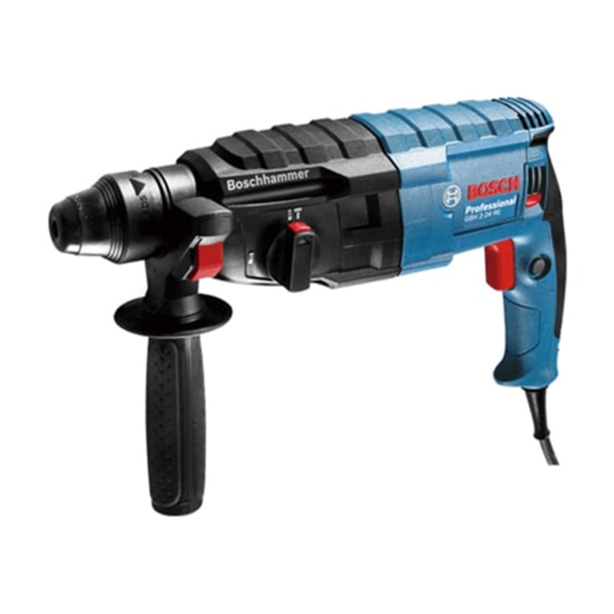 Bosch GBH Professional 2-24 RE Notice Originale