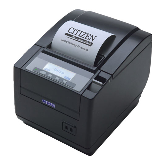 Citizen CT-S801 Type II Mode D'emploi