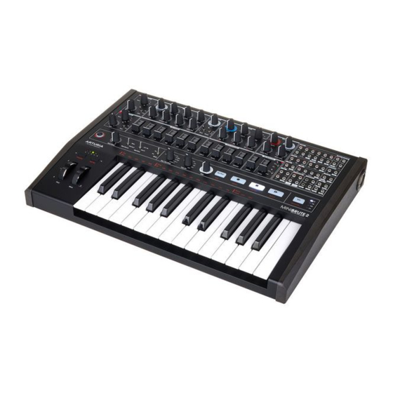 Arturia MiniBrute 2 Manuel Utilisateur