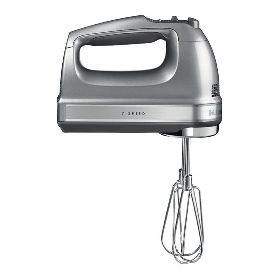 KitchenAid 5KHM7210 Manuel D'utilisation