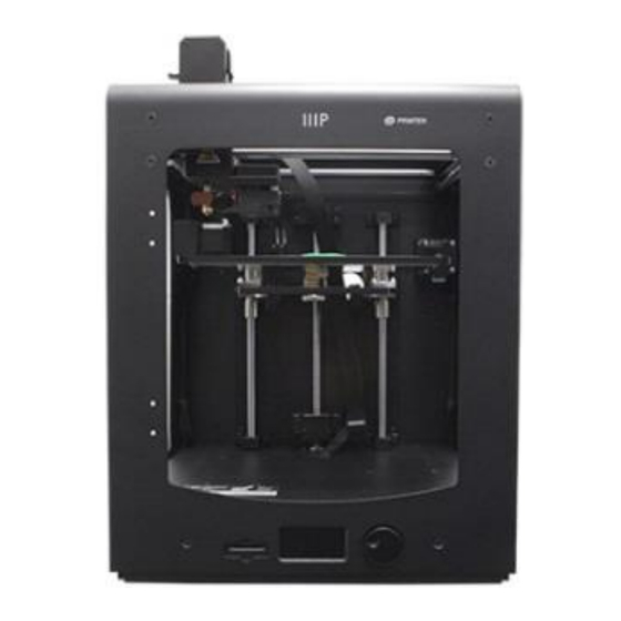 Monoprice Imprimante 3D maker select Pro Ultimate Manuel De L'utilisateur