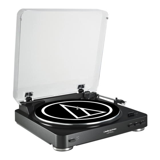 Audio-Technica AT-LP60-USB Manuel Utilisateur