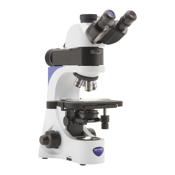 Optika Italy B-383 Serie Manuel D'utilisation
