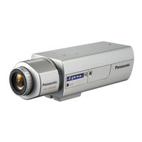 Panasonic WV-NP240/G Manuel D'utilisation