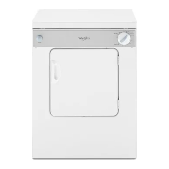 Whirlpool LDR3822 Guide D'utilisation Et D'entretien