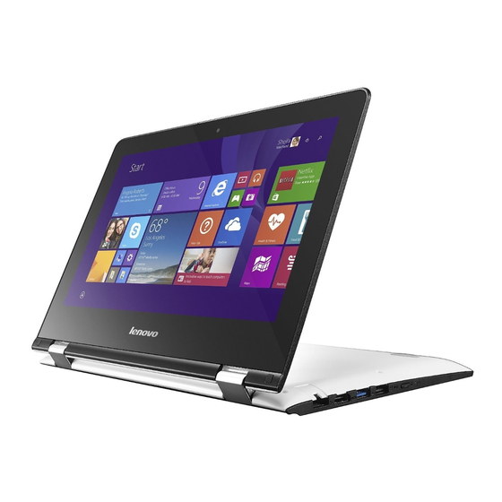 Lenovo Yoga 300-11IBR Guide De L'utilisateur