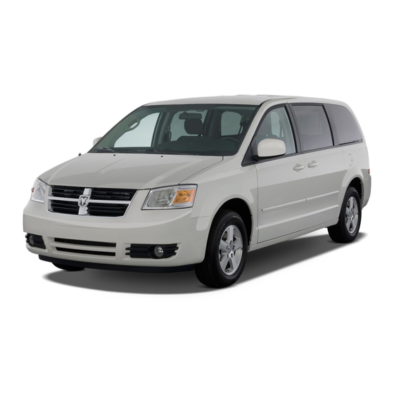 Dodge Caravan 2008 Guide Du Propriétaire