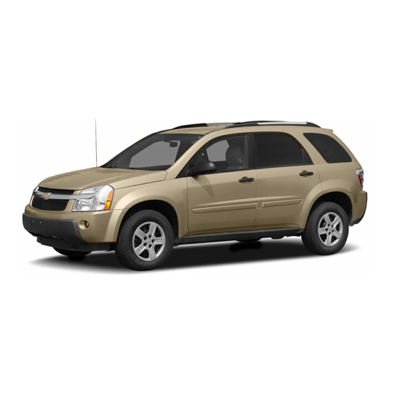 Chevrolet Equinox 2006 Guide Du Propriétaire