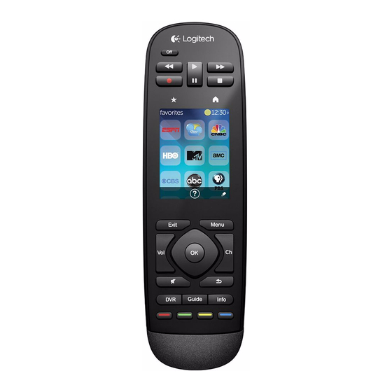 Logitech Harmony Touch Guide De L'utilisateur