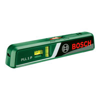 Bosch PLL 1 P Notice Originale