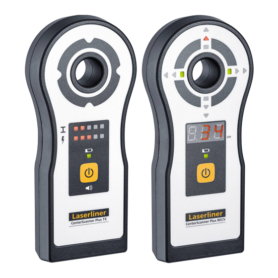 LaserLiner CenterScanner Plus Mode D'emploi