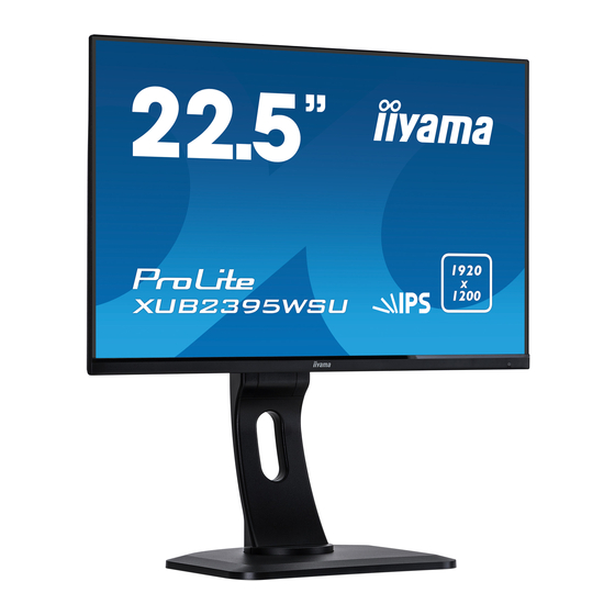 Iiyama ProLite XUB2395WSU Mode D'emploi