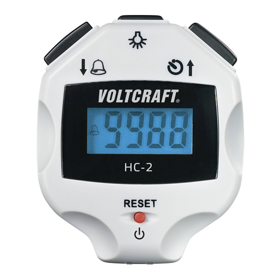 VOLTCRAFT HC-2 Mode D'emploi