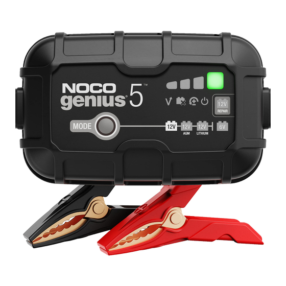 NOCO Genius 5 Guide De L'utilisateur Et Garantie