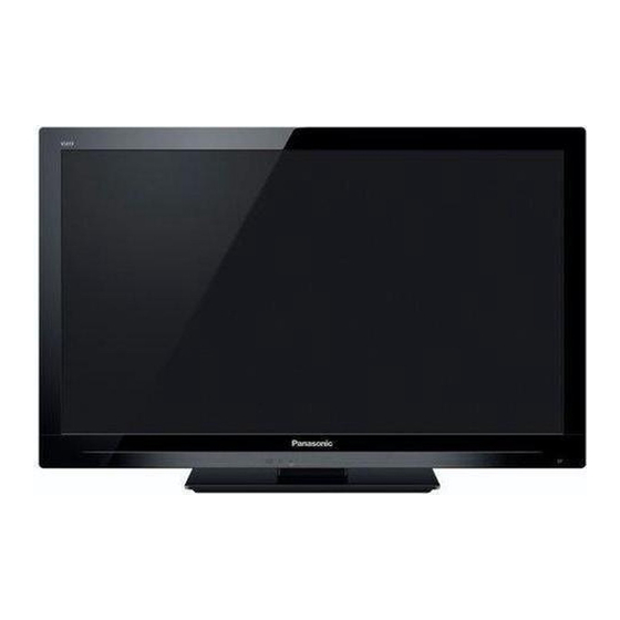 Panasonic VIERA TX-L32E3E Mode D'emploi