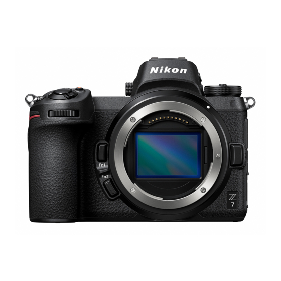 Nikon Z 7 Manuel De Référence