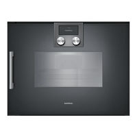 Gaggenau BSP2501 1 Serie Manuel D'utilisation Et Notice D'installation