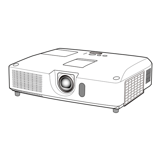 Hitachi CP-X4021N Manuel D'utilisation