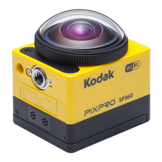 Kodak PIXPRO SP360 Manuel D'utilisation