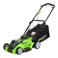 GreenWorks G40LM40 Manuel Opérateur