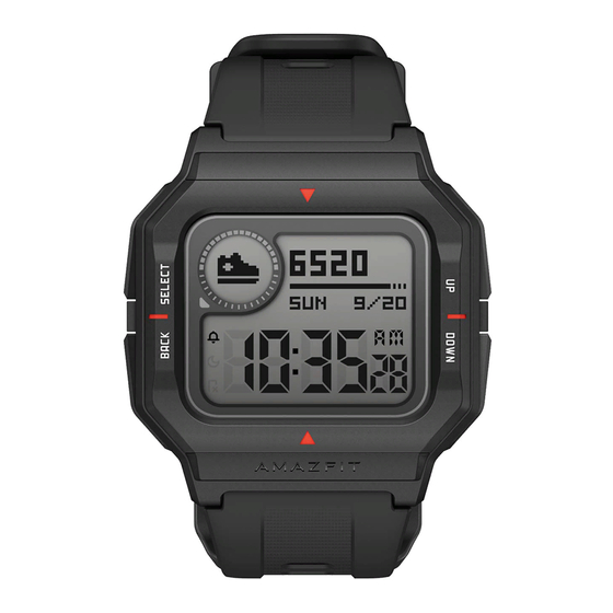 Amazfit Neo Manuel D'utilisation