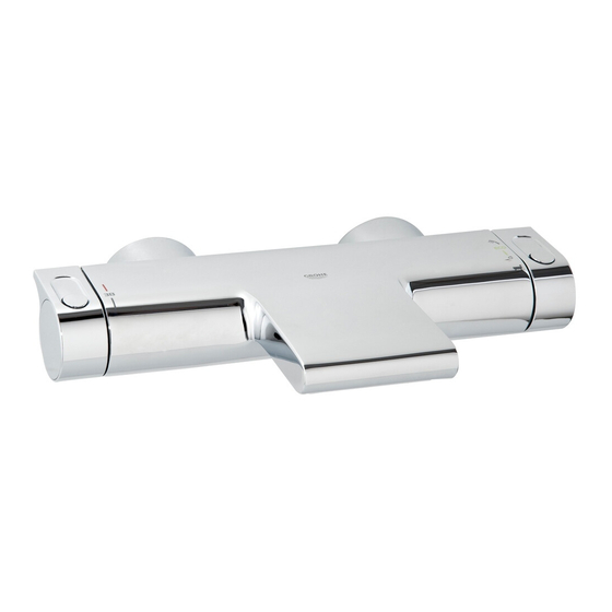 Grohe Grohtherm 2000 NEW 34 466 Manuel D'installation
