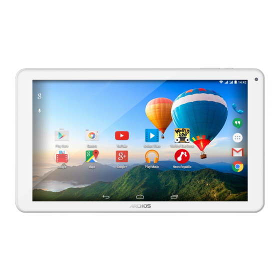 Archos 101c Xenon Mode D'emploi