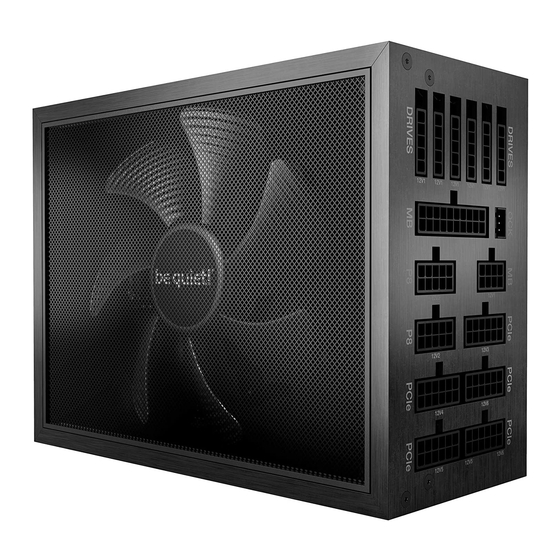 BE QUIET! DARK POWER PRO 12 1500W Mode D'emploi