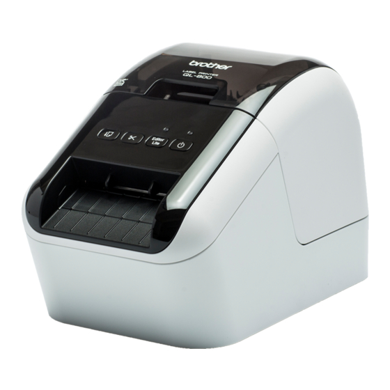 Brother QL-800 Guide D'installation Rapide