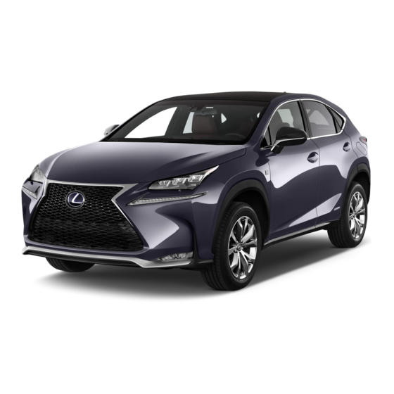 Lexus NX 300h Manuel Du Propriétaire