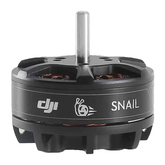 dji SNAIL 2305 Guide De L'utilisateur