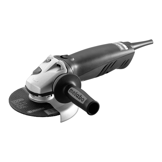 Metabo W 8-100 Mode D'emploi