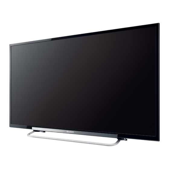 Sony Bravia KDL-46R473A Mode D'emploi