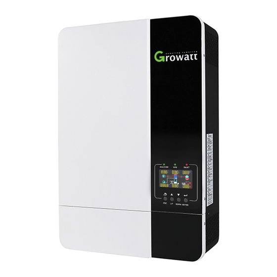 Growatt SPF 5000 ES Manuel Utilisateur