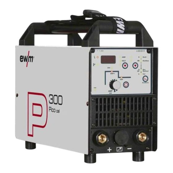 EWM Pico 300 cel Manuel D'utilisation